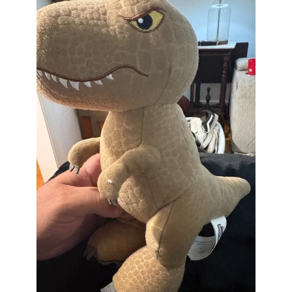 Jurassic World Dominion T-Rex Plush Tan Tyrannosaurus Rex Dinosaur Stuffed Toy